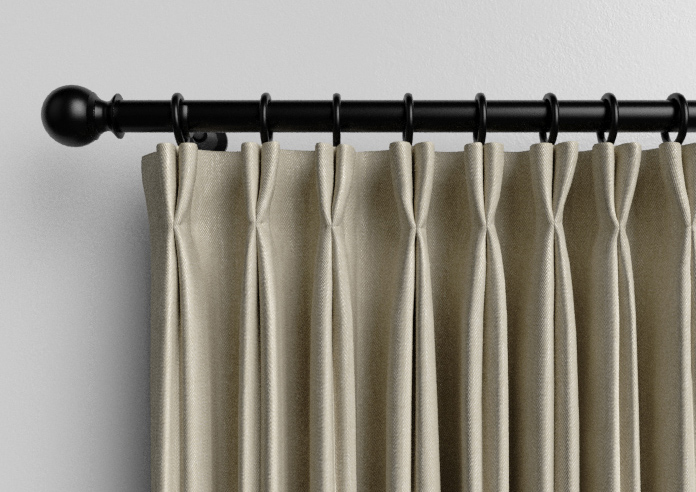 Delicate Chevron, Hessian - Made to Measure Curtains - Image 10